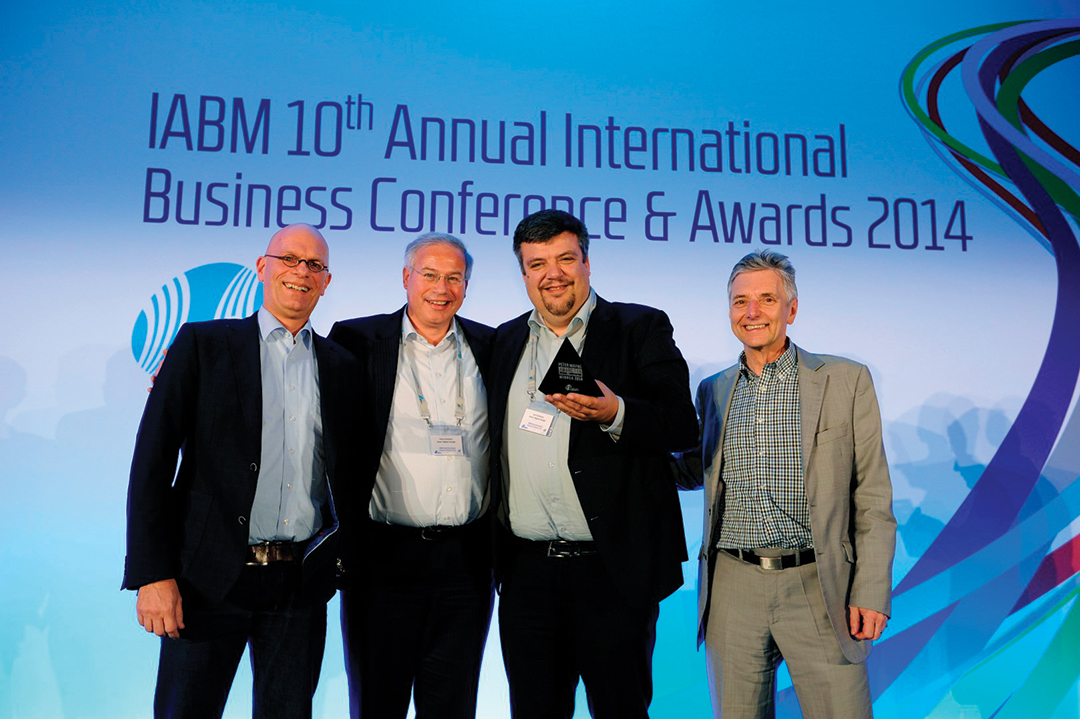 Axon win IABM Peter Wayne  Award  2014